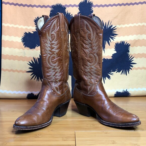 Dan Post Shoes - Dan Post Women's 7.5 Vintage Western Cowboy Boots American Made Soft